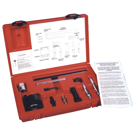 Lang Tools Master Power Steering Pump / Alternator Pulley Remover Installer Kit 5238